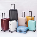 Claxton Zipper Spinner Hardshell Luggage 3 Piece Set