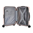 Claxton Zipper Spinner Hardshell Luggage 3 Piece Set