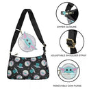 Bioworld STAR WARS - Grogu Celestial Purse with Removable Coin Purse