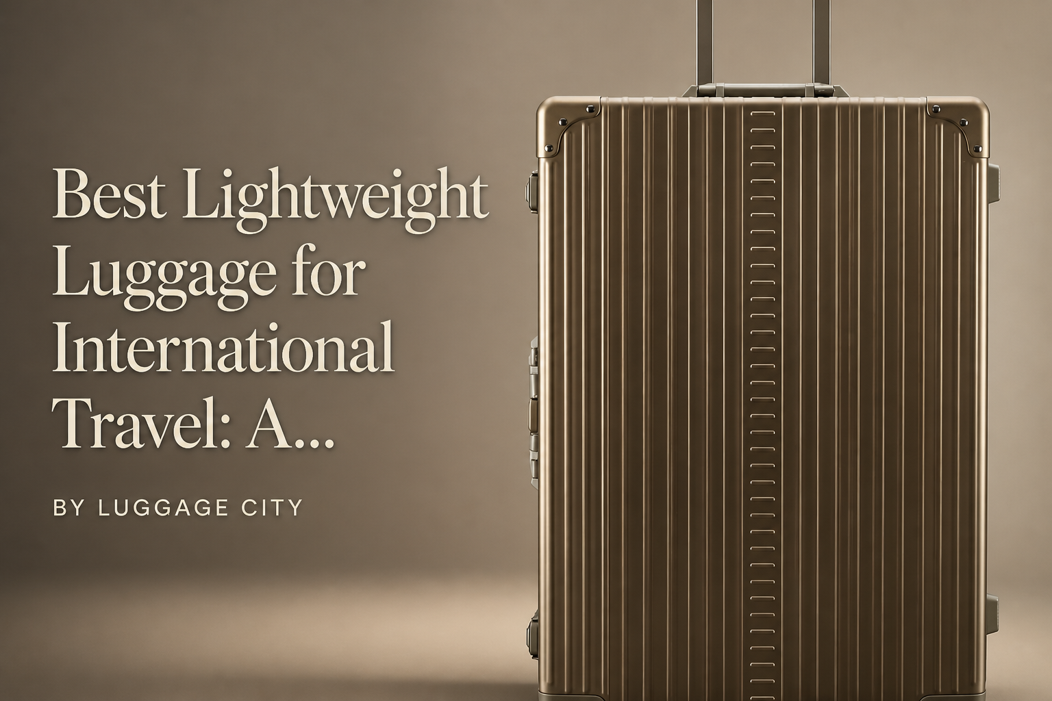 Best Lightweight Luggage for International Travel: A Practical Guide for Canadian Travellers