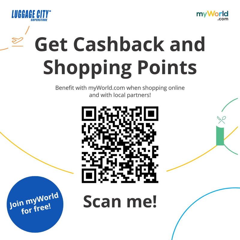 7% Cashback With Luggage City - myWorld