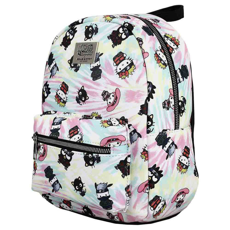 Bioworld Sanrio X Naruto Tie Dye Chibi Aop Mini Backpack