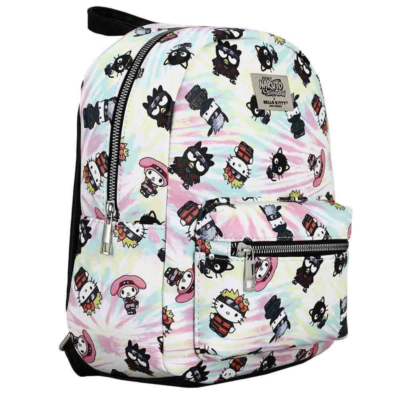 Bioworld Sanrio X Naruto Tie Dye Chibi Aop Mini Backpack