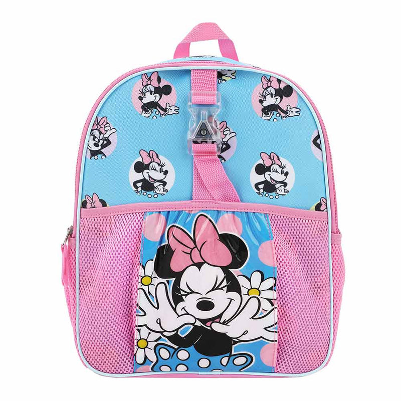 Minnie Mouse Be Kind Be True Be Brave Be You Kids 14" Backpack and Lunch Bag 4 Piece Set