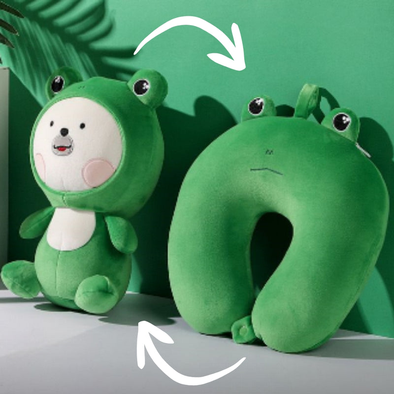 Plushformers 2-in-1 Convertible Neck Pillow