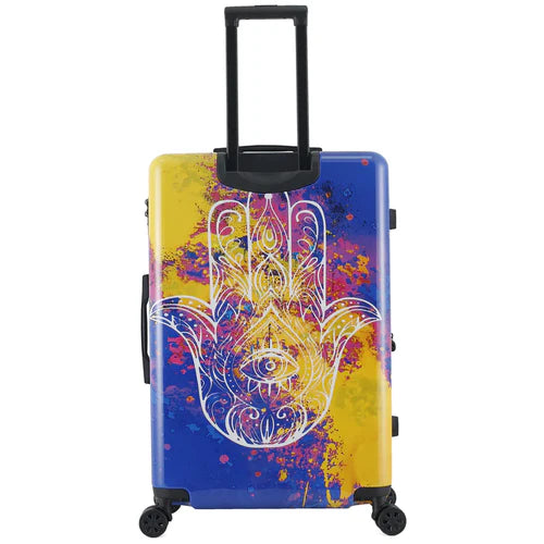 Tucci Exotic Hamsa PC Hardside Luggage SET (20", 24", 28")