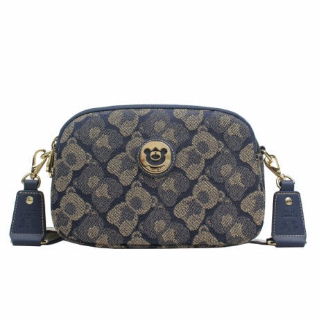 Henney Bear Leatherette Crossbody Shoulder Bag