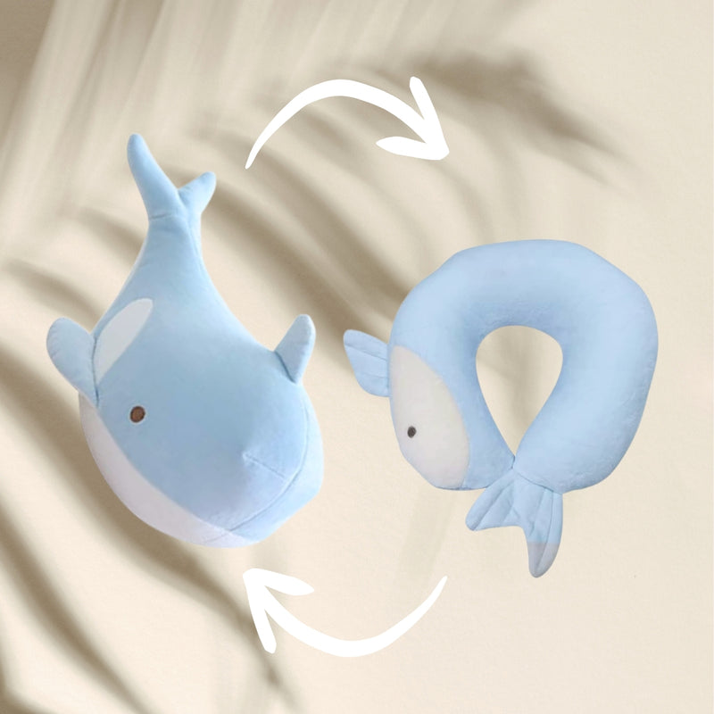Plushformers 2-in-1 Convertible Neck Pillow