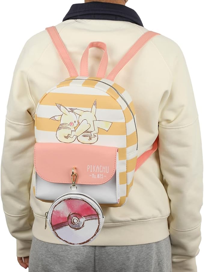 Pokémon Pikachu Pokeball Mini Backpack with Coin Pouch