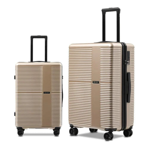 Ginza Travel Hardside Trolley Spinner Luggage 2 Pcs Set (20"/28")