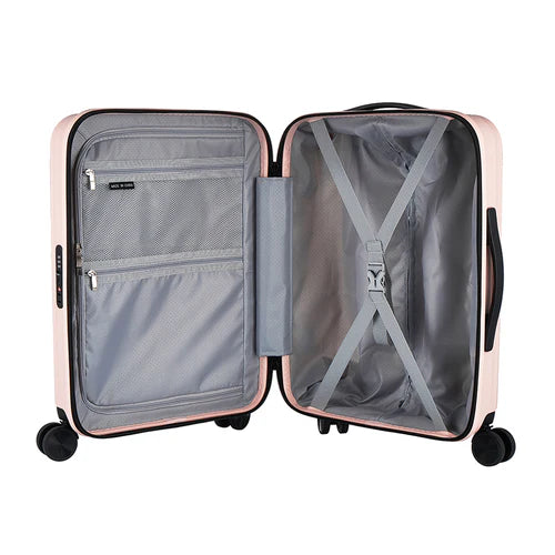 Claxton Zipper Spinner Hardshell 3 Pc Luggage Set