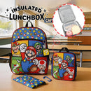 Bioworld Nintendo - Super Mario 5 Piece Backpack Set