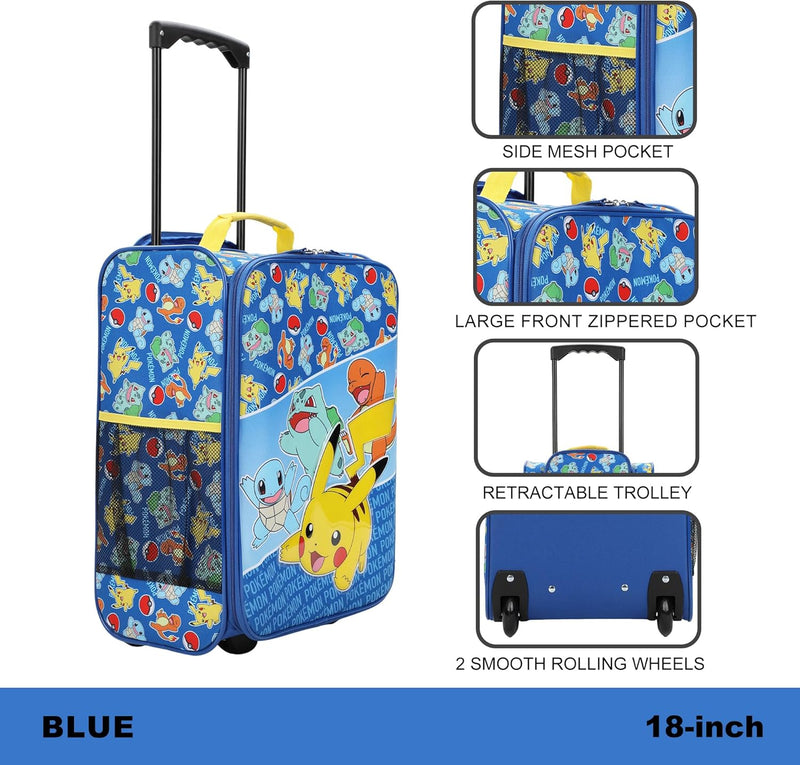 Pokemon Gen 1 Characters18" Kids Suitcase