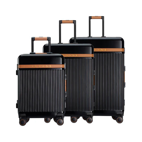 Verage Windsor Hardside Anti-Bacterial Lining Luggage 3 Piece Set