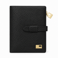 JCCS Women’s Genuine Leather Long Bifold Wallet with Central Zip Coin Pocket