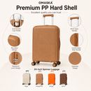 Omaska Jetvibe Pro 24-Inch Medium Expandable Hardside Spinner Suitcase