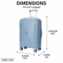 Omaska Corelite Pro Hardside Expandable Spinner 24" Medium