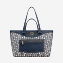 Olivia Shoulder Bag - Blue Shadow Bear