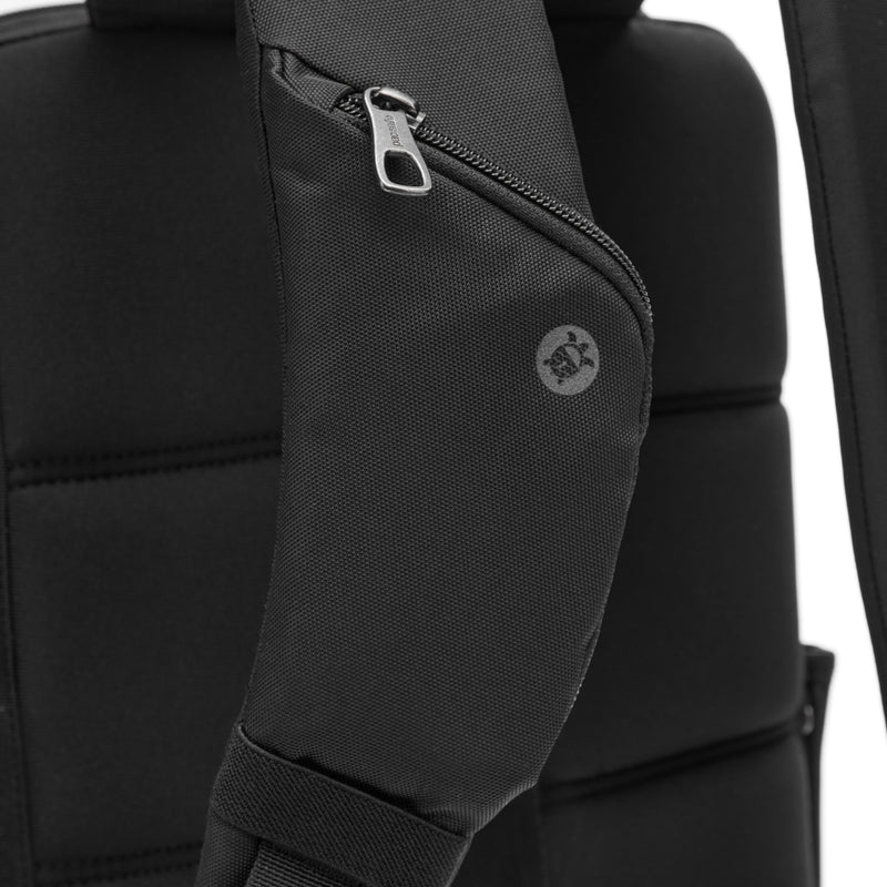 {{ backpack }} {{ anSport City View Remix (City Scout) Backpack SuccessActive }} - Luggage CityPacsafe {{ black }}