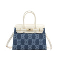 Canterburry Leatherette Top Handle Shoulder Bag