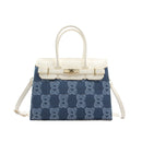 Canterburry Leatherette Top Handle Shoulder Bag