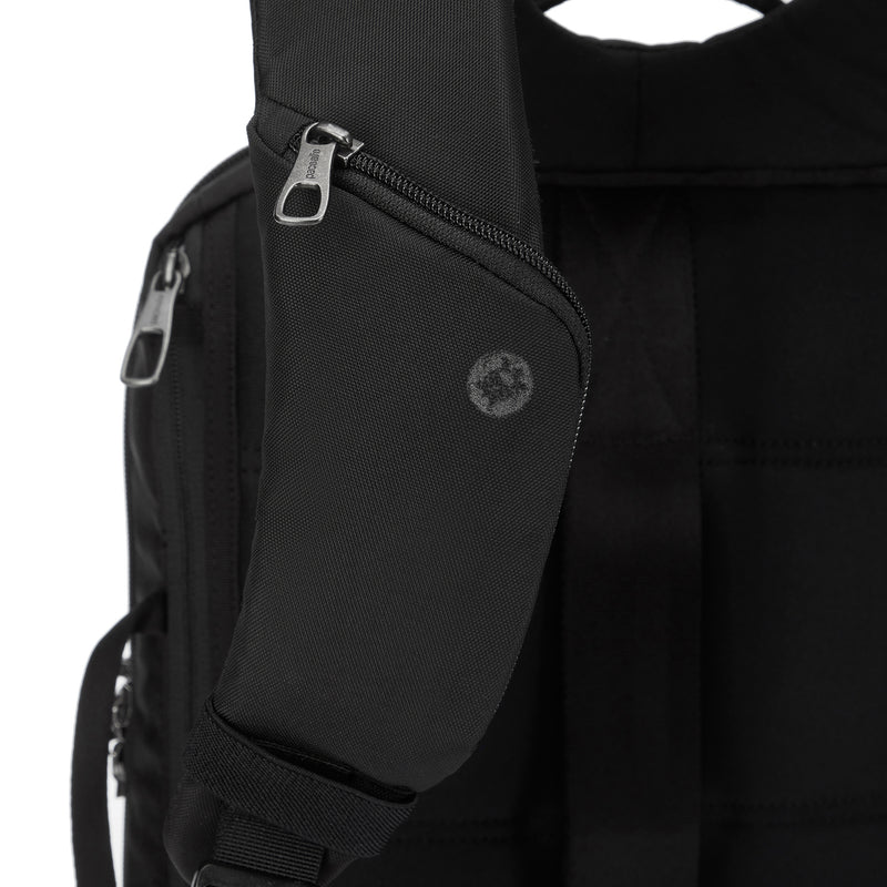 {{ backpack }} {{ anSport City View Remix (City Scout) Backpack SuccessActive }} - Luggage CityPacsafe {{ black }}