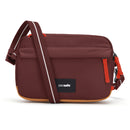 pacsafe go crossbody garnet red