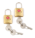 Samsonite Travel Accessories - TSA Brass Key Locks (Pack Of 2)