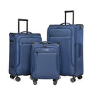 Verage Toledo III Anti-Bacterial Softside Luggage 3 Piece Set (19" + 24" + 29")
