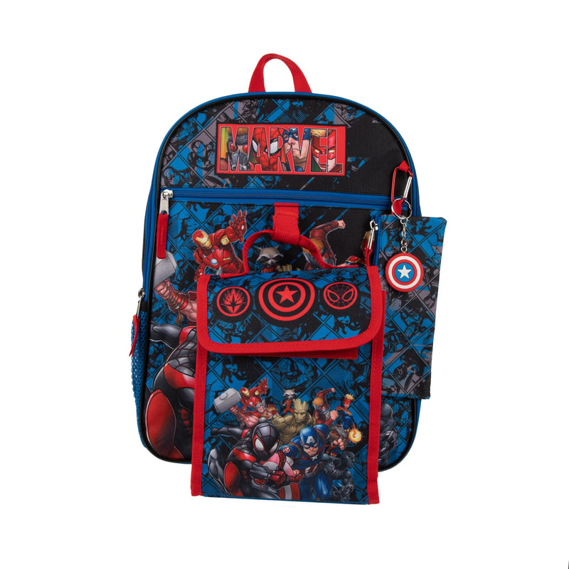 Marvel Universe 5 Piece Kids 16" Backpack Set