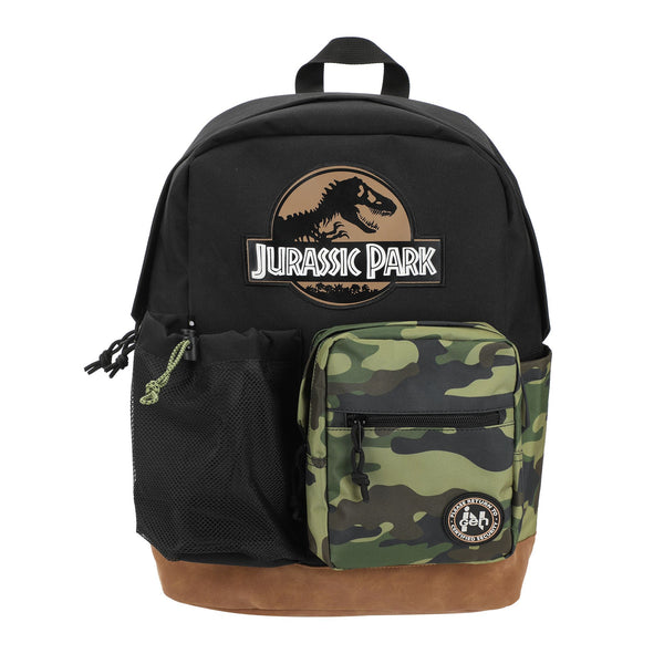 Jurassic Park Camouflage 18" Backpack with Hydration Pocket