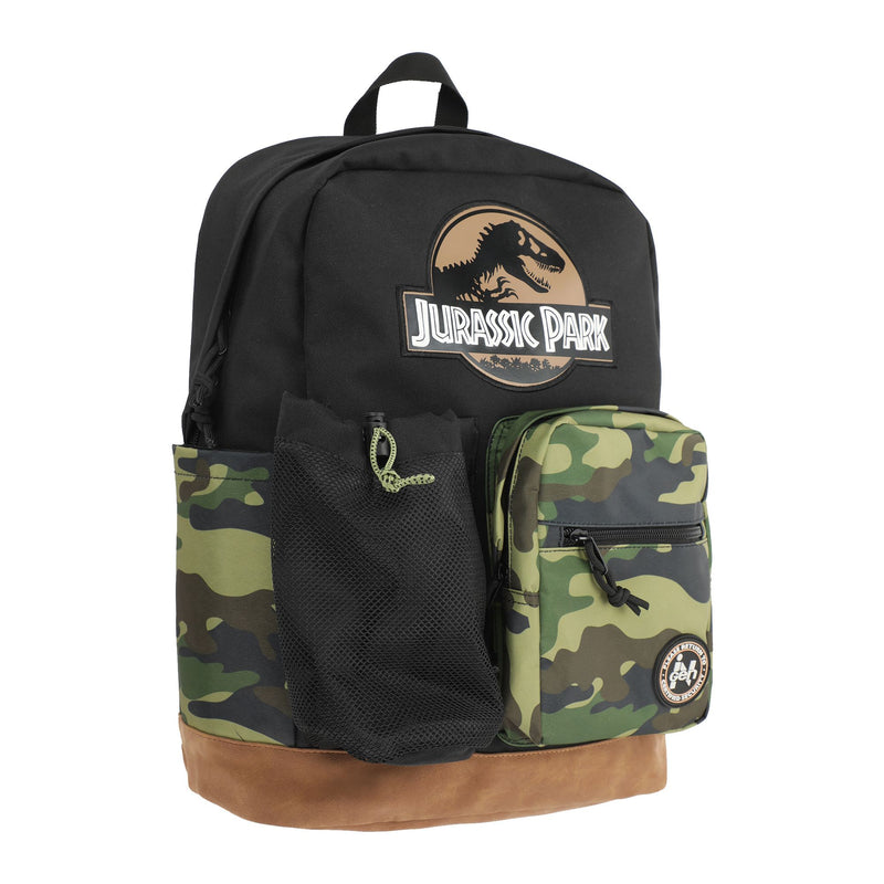 Jurassic Park Camouflage 18" Backpack with Hydration Pocket