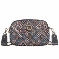 Sophia Leatherette Crossbody Bag - Luggage City
