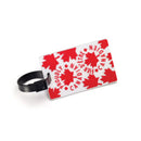 Samsonite Luggage Tag- Maple Leaf Red/White