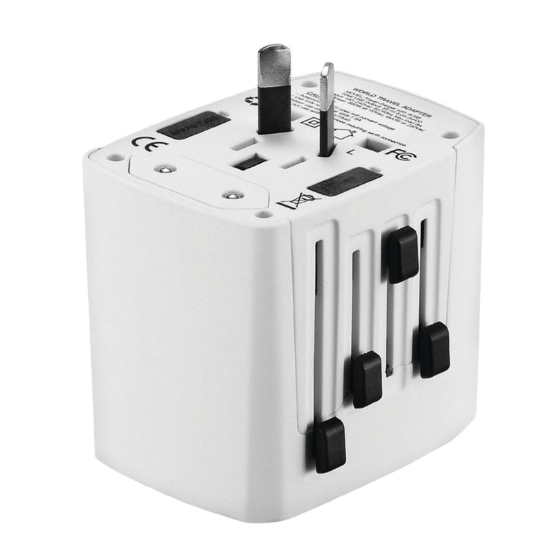 Maple Leaf International Universal Travel Adapter Plug w/ 4 USB Charging Ports